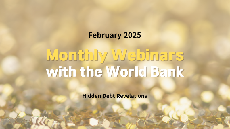 Monthly Webinar Series with the World Bank (February 26, 10:00 AM, KST) 이미지