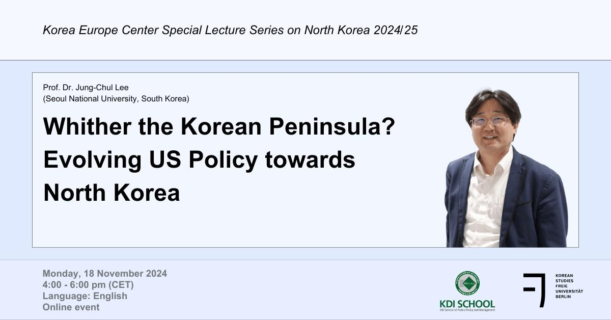 [FUB IKS] KEC Special Lecture Series on North Korea