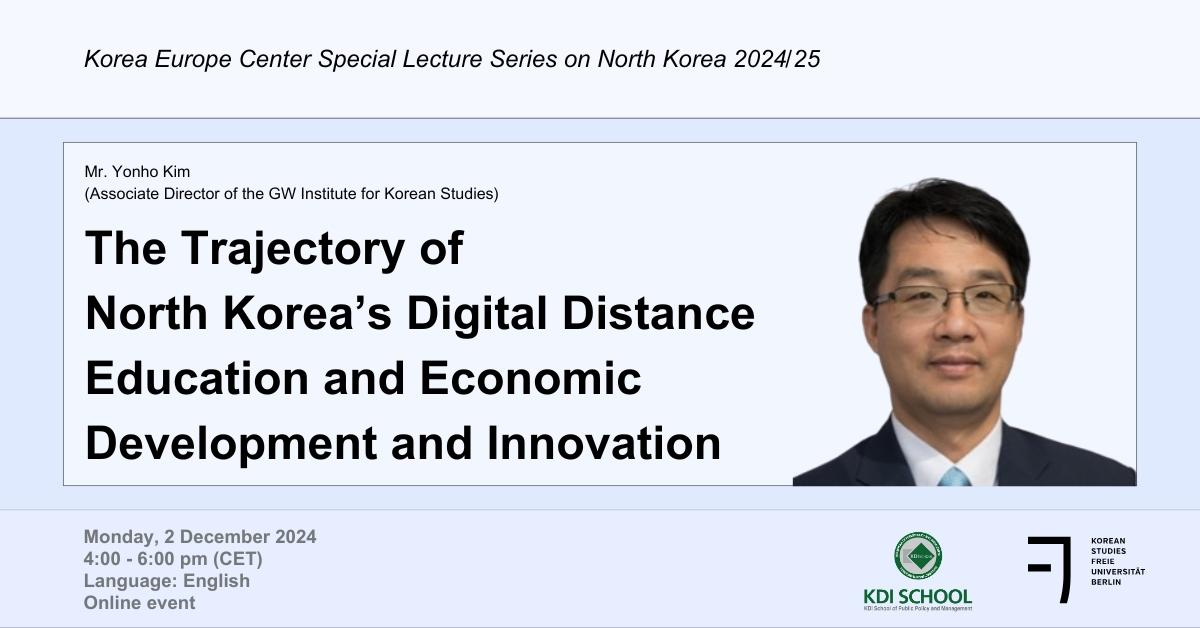 [FUB IKS] KEC Special Lecture Series on North Korea